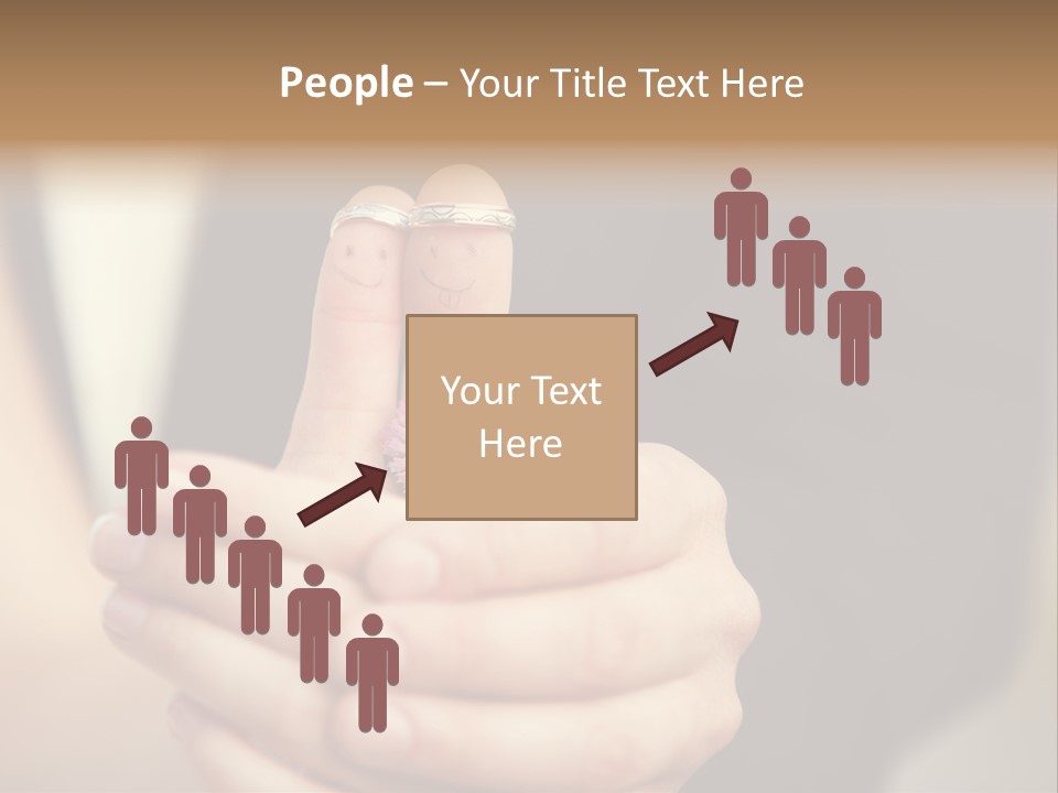 A Man And A Woman Holding A Flower In Their Hands PowerPoint Template