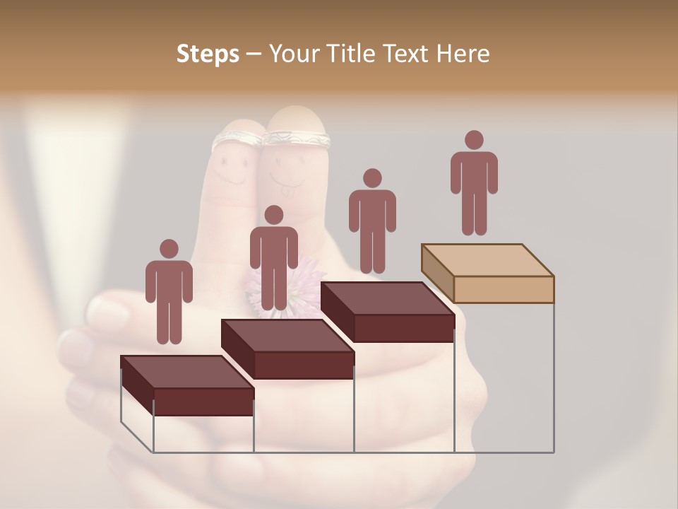 A Man And A Woman Holding A Flower In Their Hands PowerPoint Template