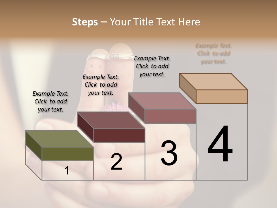 A Man And A Woman Holding A Flower In Their Hands PowerPoint Template