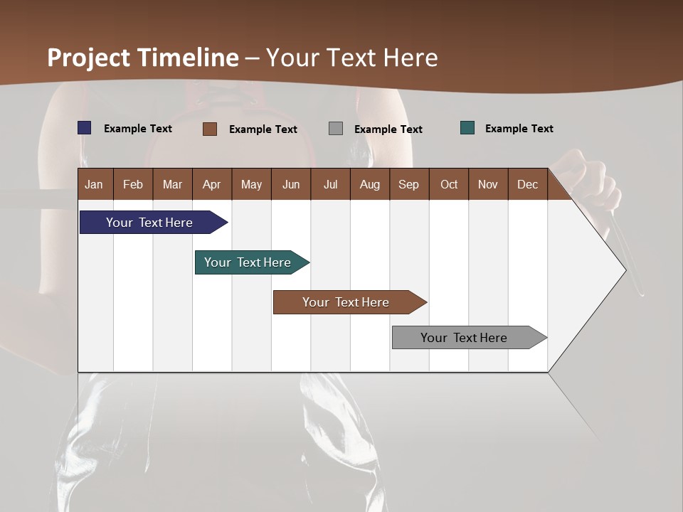 A Woman In A Latex Outfit Holding A Cane PowerPoint Template