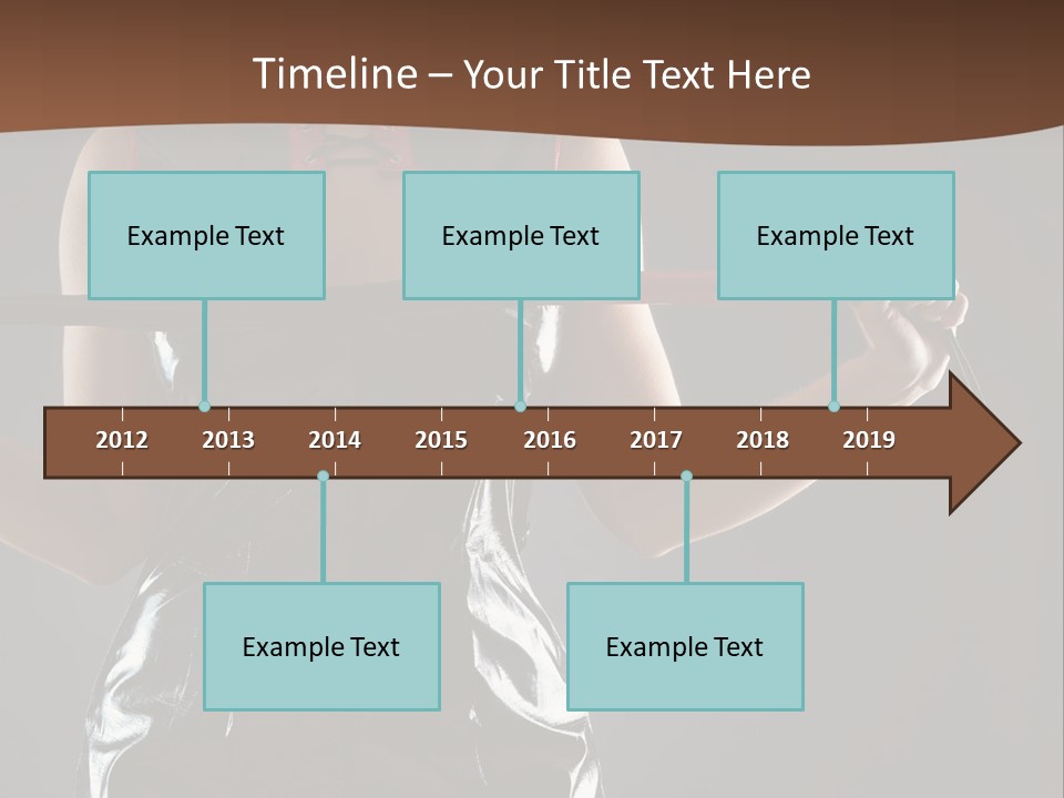 A Woman In A Latex Outfit Holding A Cane PowerPoint Template