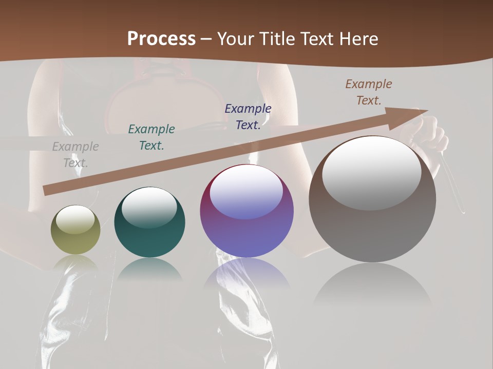 A Woman In A Latex Outfit Holding A Cane PowerPoint Template