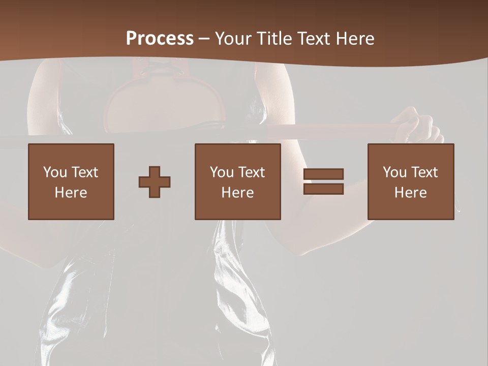 A Woman In A Latex Outfit Holding A Cane PowerPoint Template