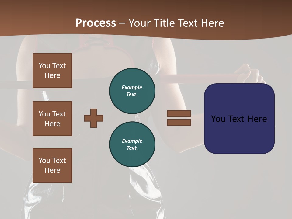 A Woman In A Latex Outfit Holding A Cane PowerPoint Template