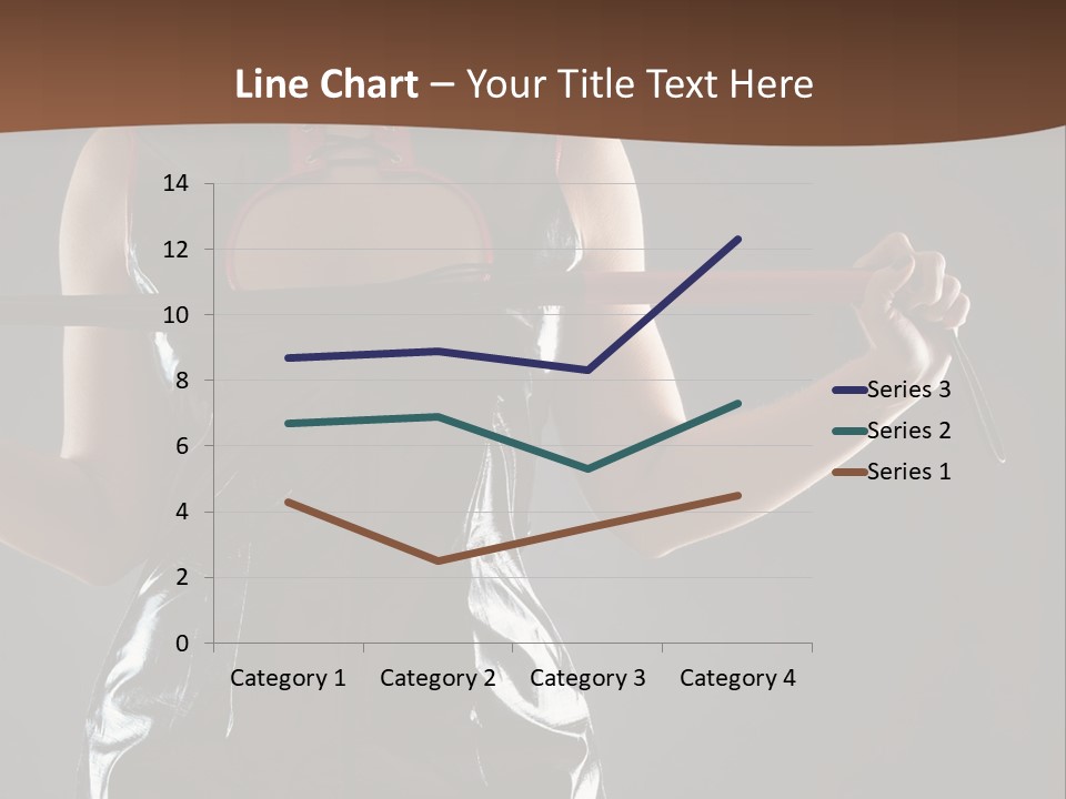 A Woman In A Latex Outfit Holding A Cane PowerPoint Template