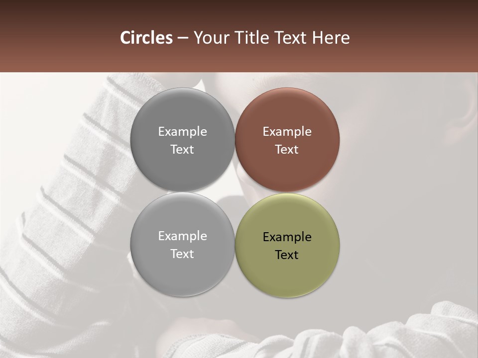 A Young Boy Holding His Head In His Hands PowerPoint Template