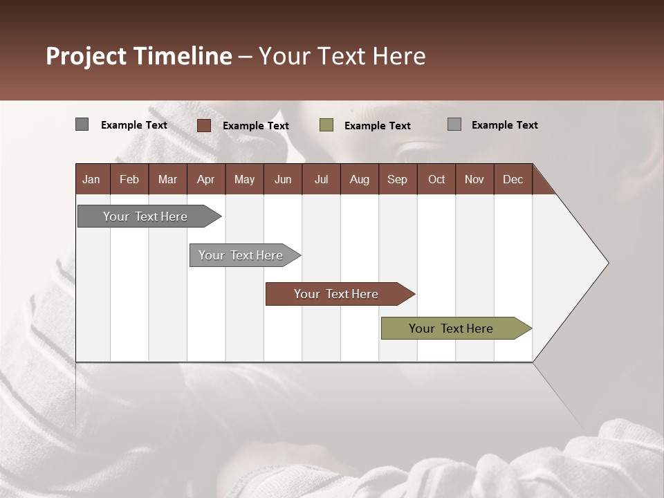 A Young Boy Holding His Head In His Hands PowerPoint Template