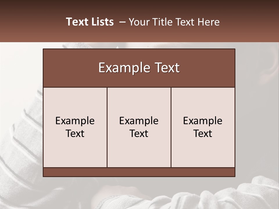 A Young Boy Holding His Head In His Hands PowerPoint Template