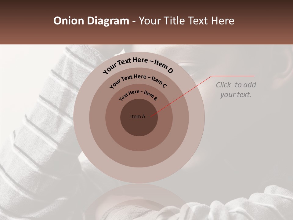 A Young Boy Holding His Head In His Hands PowerPoint Template