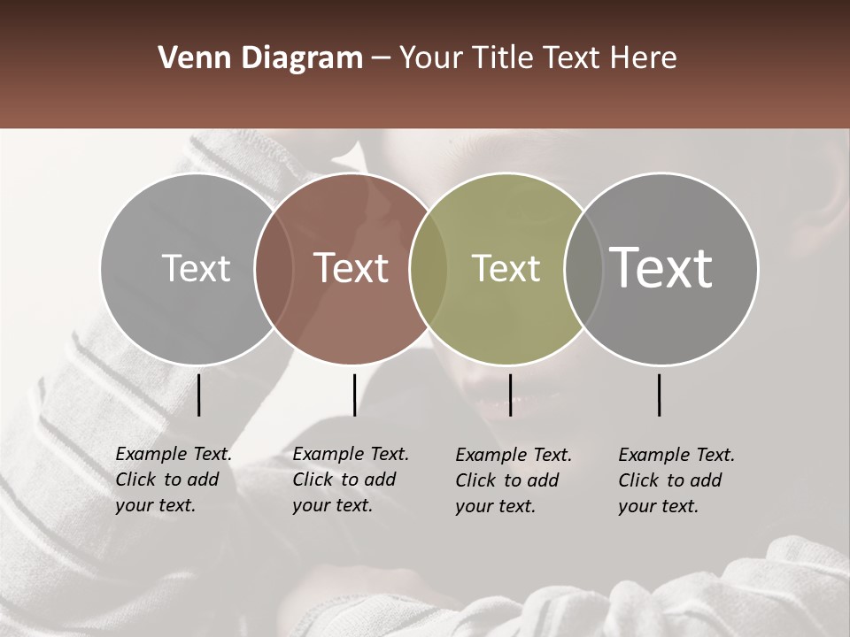 A Young Boy Holding His Head In His Hands PowerPoint Template