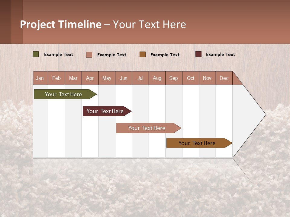 A Brown And White Carpet With A Name Tag On It PowerPoint Template