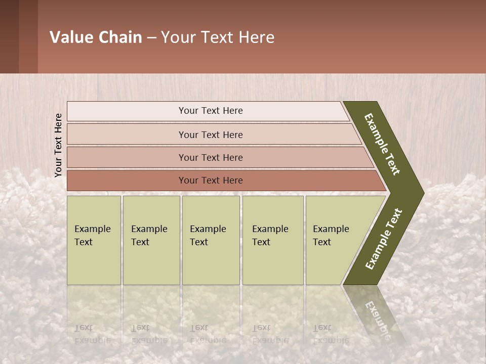A Brown And White Carpet With A Name Tag On It PowerPoint Template