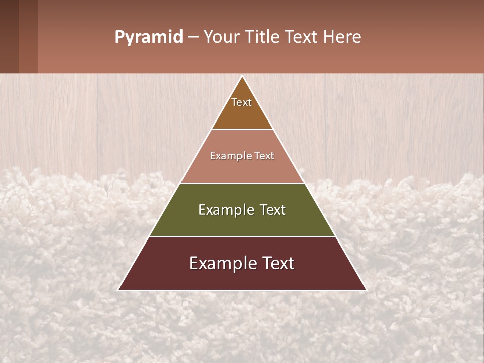 A Brown And White Carpet With A Name Tag On It PowerPoint Template