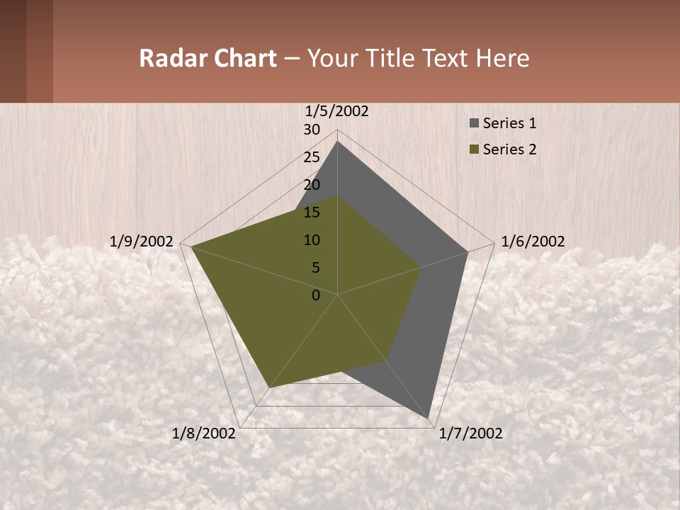 A Brown And White Carpet With A Name Tag On It PowerPoint Template