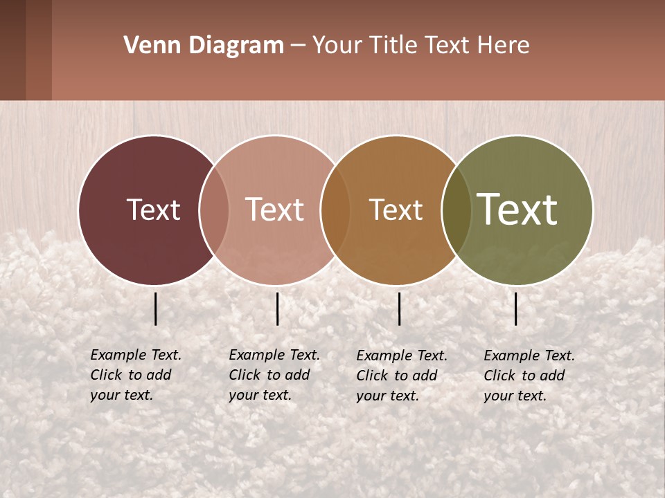 A Brown And White Carpet With A Name Tag On It PowerPoint Template