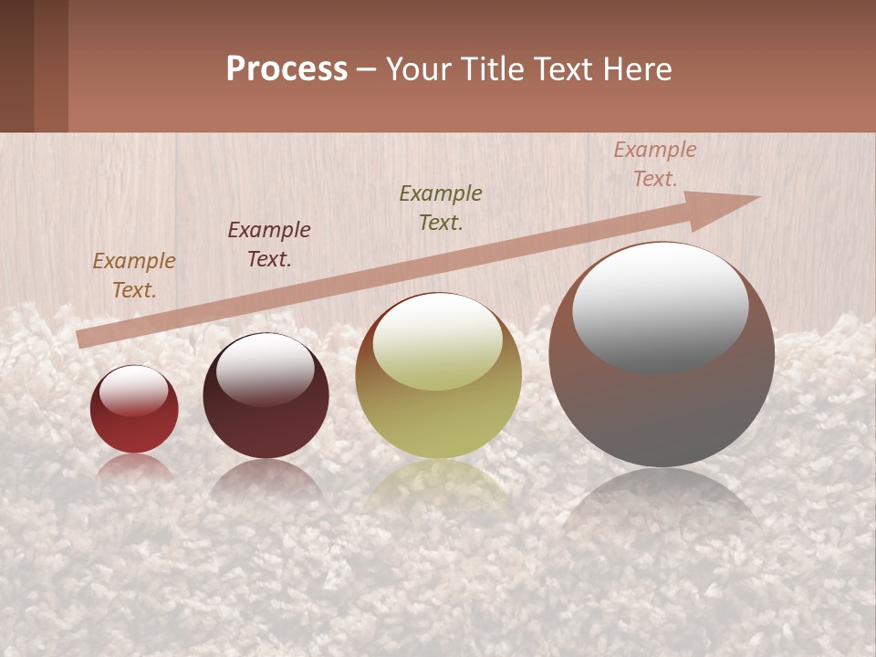 A Brown And White Carpet With A Name Tag On It PowerPoint Template