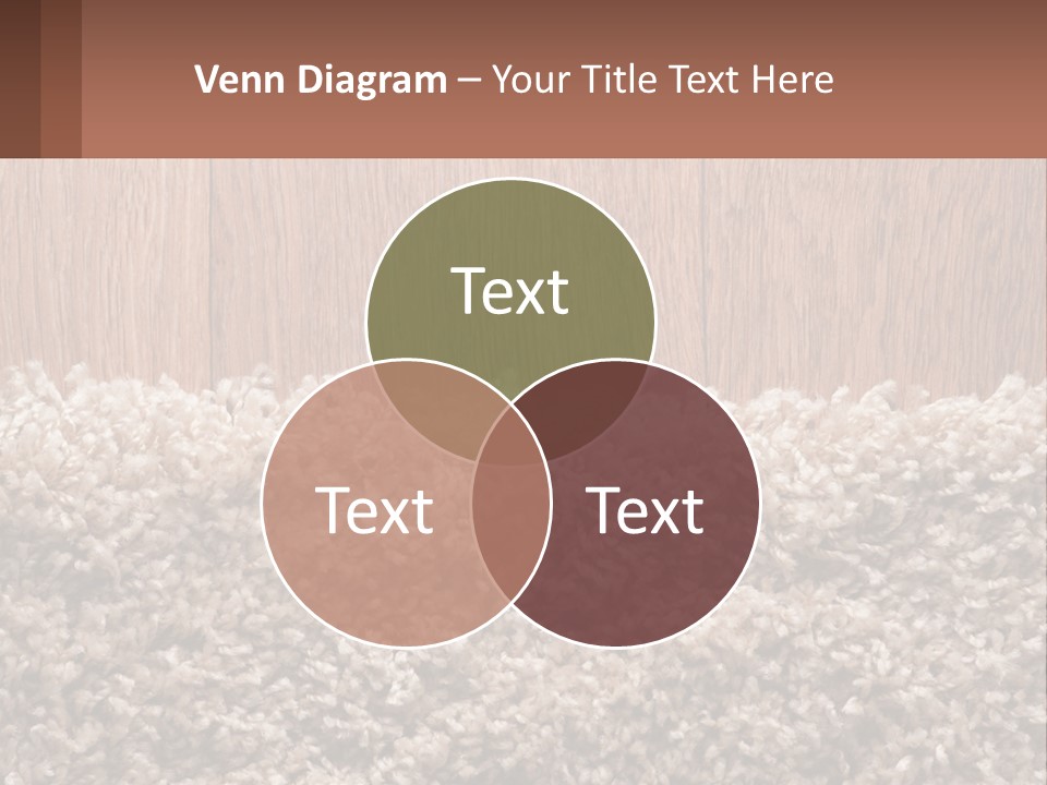 A Brown And White Carpet With A Name Tag On It PowerPoint Template