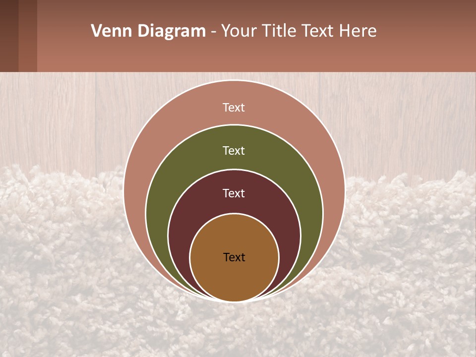 A Brown And White Carpet With A Name Tag On It PowerPoint Template