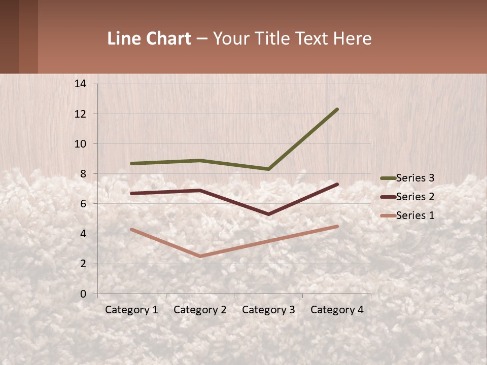 A Brown And White Carpet With A Name Tag On It PowerPoint Template