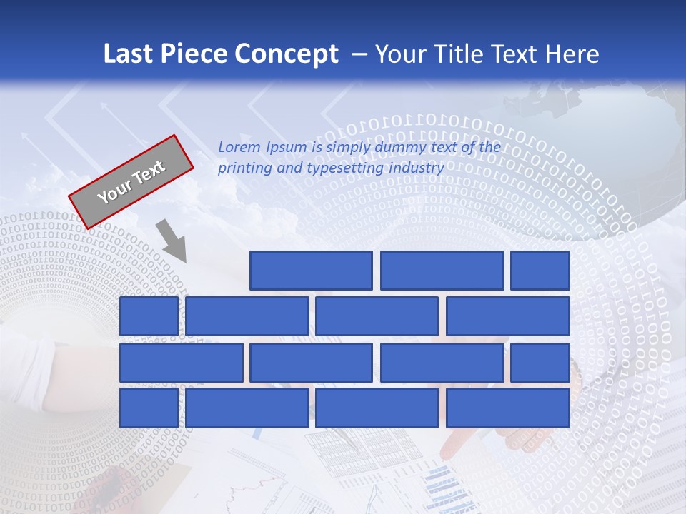A Group Of People Working On Papers With A Globe In The Background PowerPoint Template