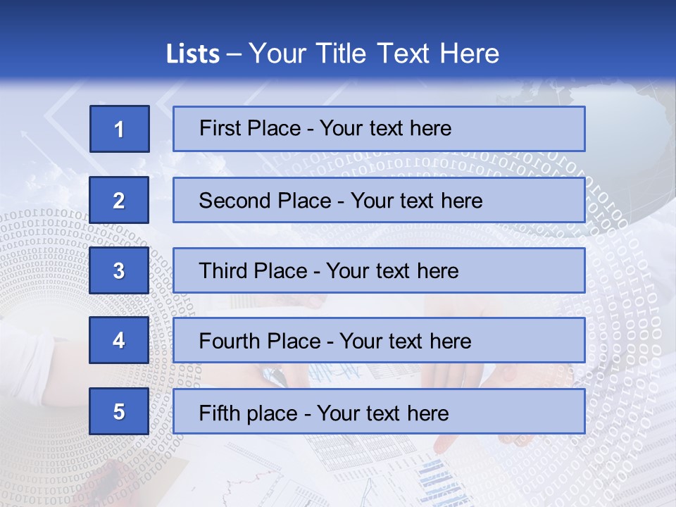 A Group Of People Working On Papers With A Globe In The Background PowerPoint Template