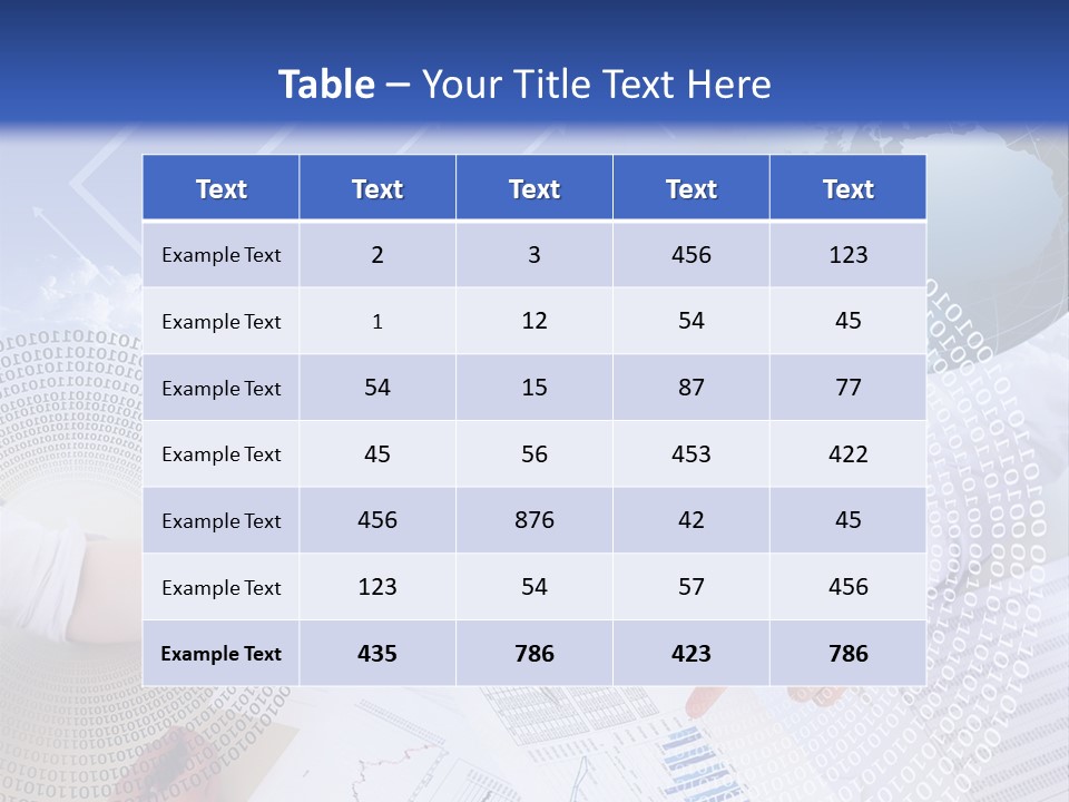 A Group Of People Working On Papers With A Globe In The Background PowerPoint Template