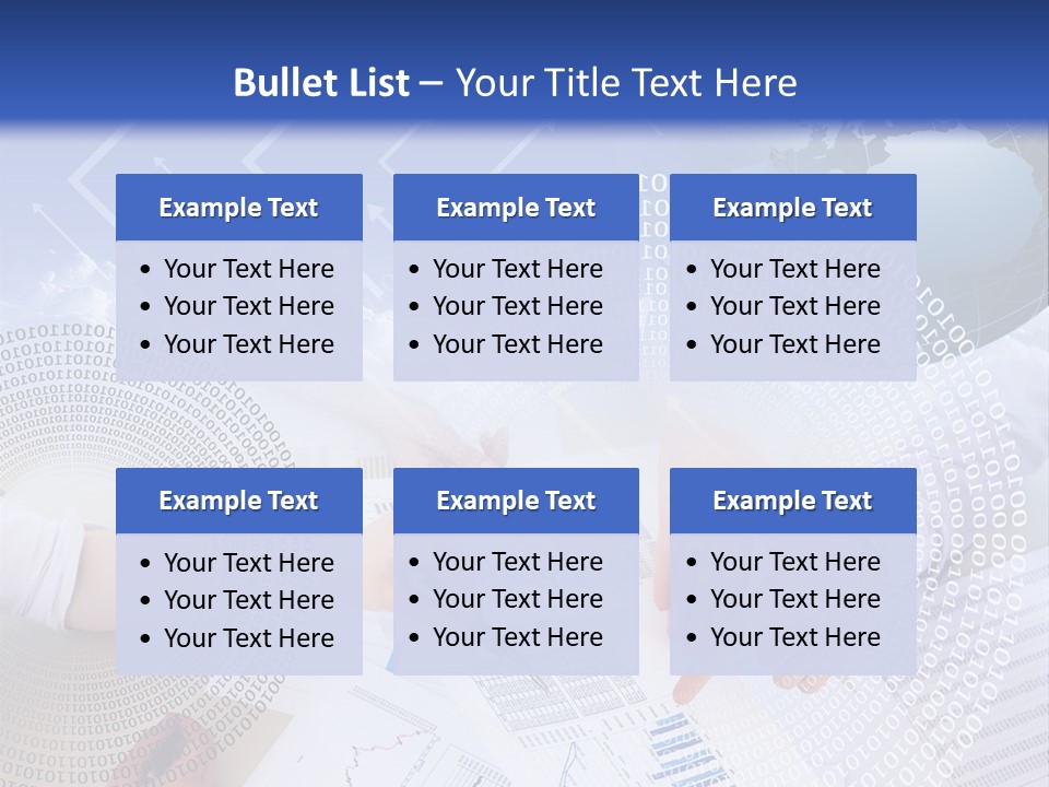 A Group Of People Working On Papers With A Globe In The Background PowerPoint Template
