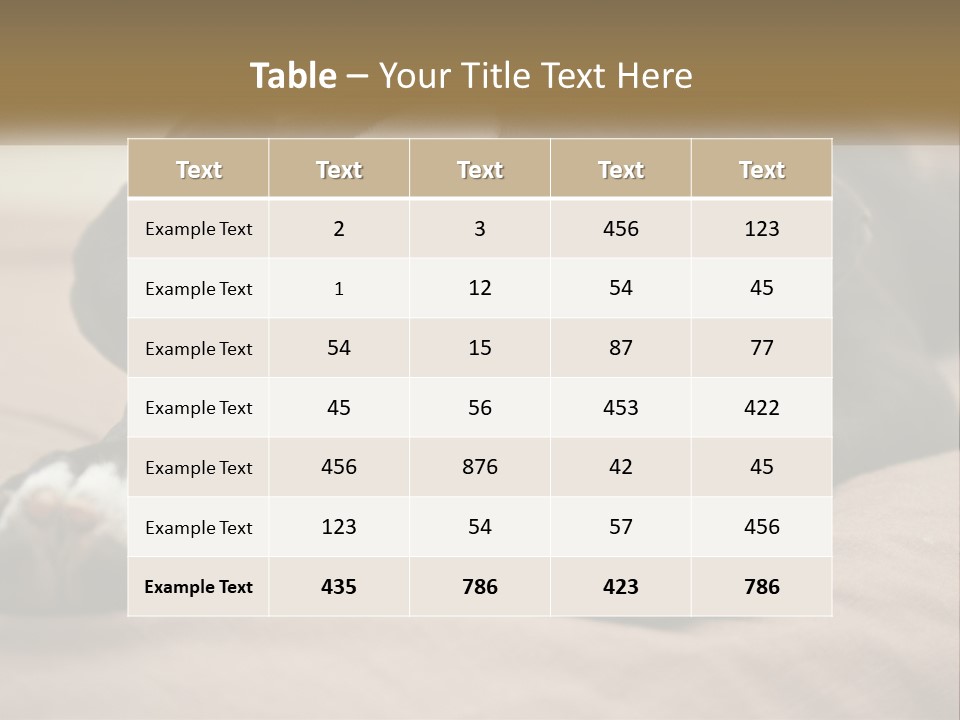 A Black And White Dog Laying On Top Of A Bed PowerPoint Template