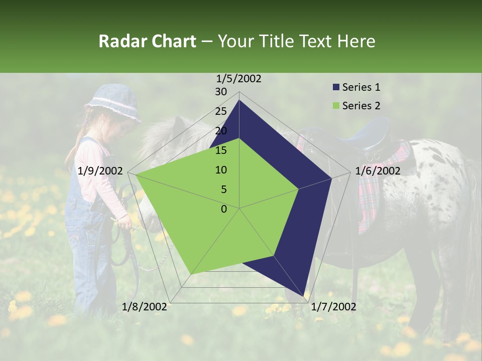 A Little Girl Standing Next To A Horse In A Field PowerPoint Template