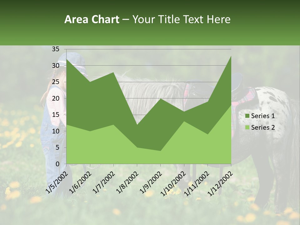 A Little Girl Standing Next To A Horse In A Field PowerPoint Template