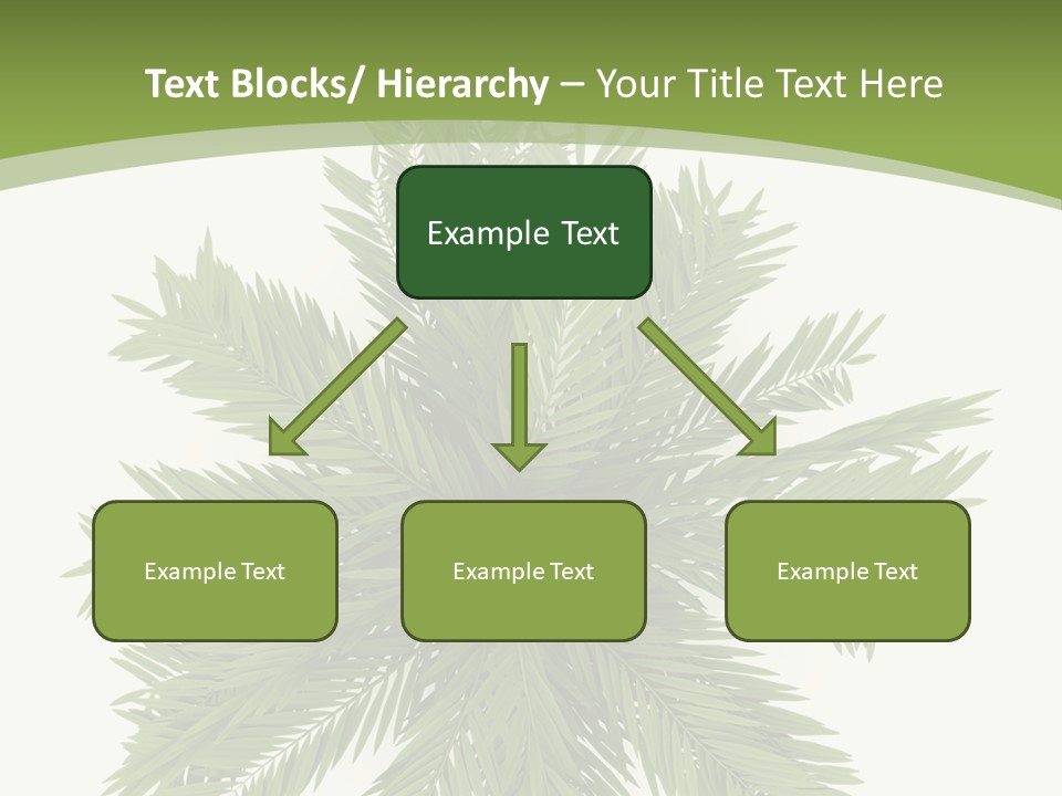 A Green Plant With A White Background PowerPoint Template