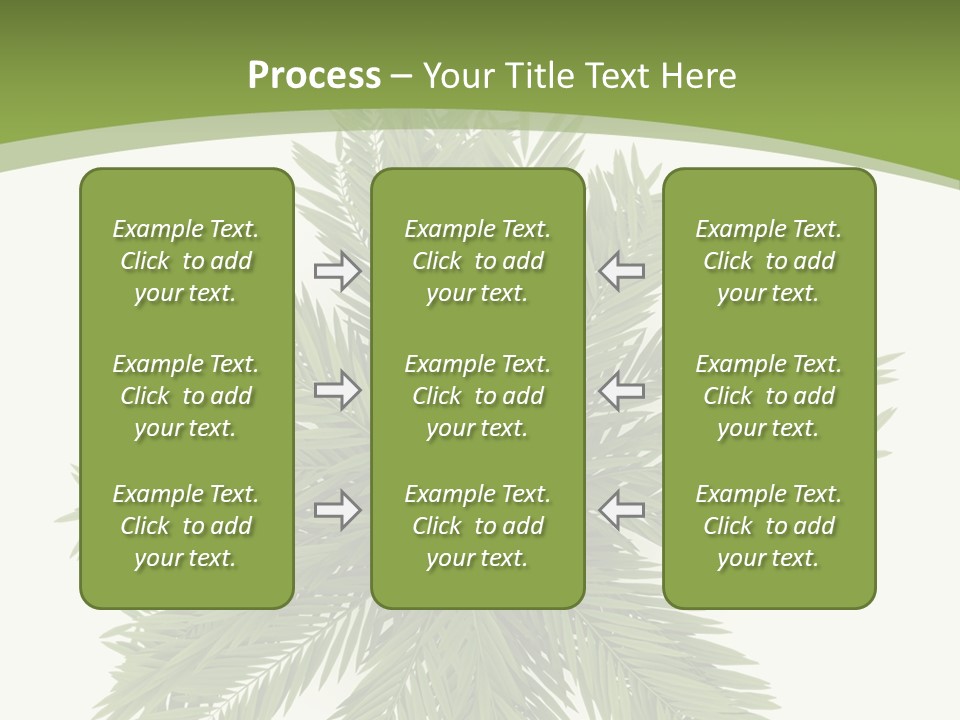 A Green Plant With A White Background PowerPoint Template