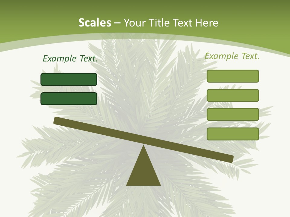 A Green Plant With A White Background PowerPoint Template