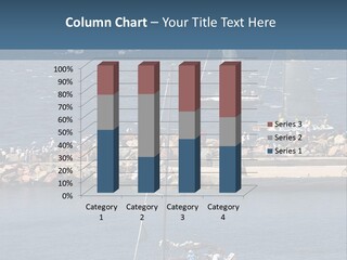 A Sailboat In The Water With A Lot Of Sailboats In The Background PowerPoint Template