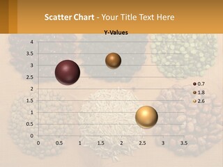 A Wooden Table Topped With Lots Of Different Types Of Beans PowerPoint Template