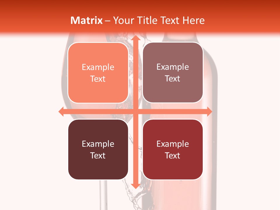 A Bottle Of Wine And A Glass Of Wine Powerpoint Template PowerPoint Template