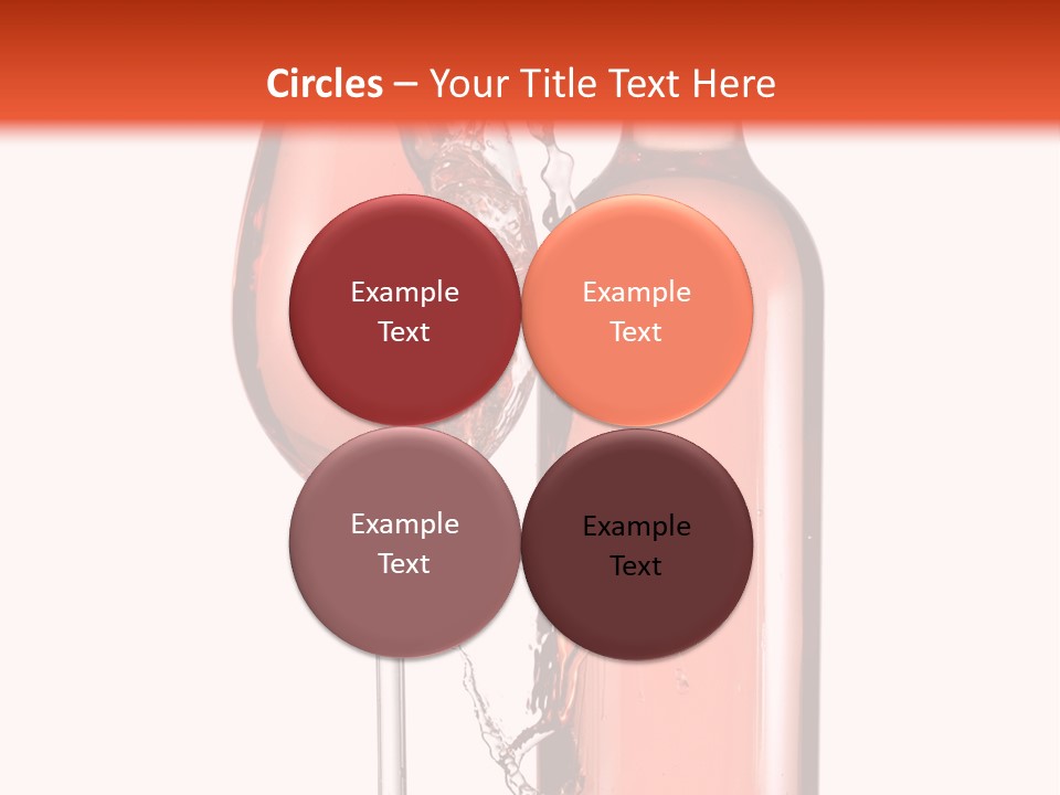 A Bottle Of Wine And A Glass Of Wine Powerpoint Template PowerPoint Template