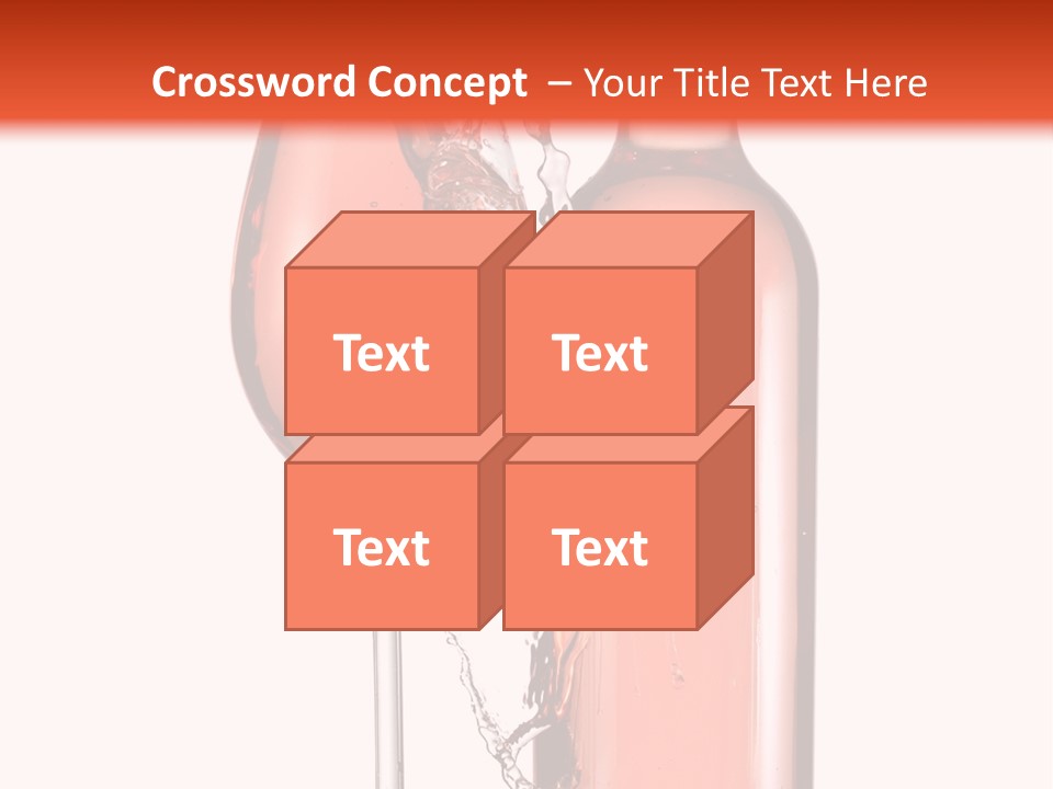 A Bottle Of Wine And A Glass Of Wine Powerpoint Template PowerPoint Template