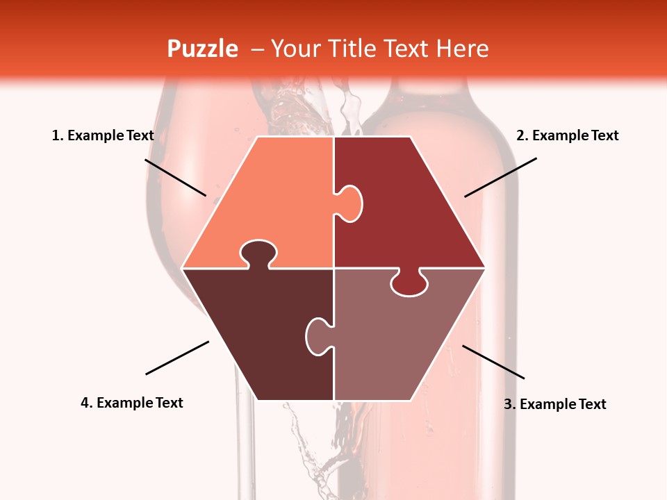 A Bottle Of Wine And A Glass Of Wine Powerpoint Template PowerPoint Template