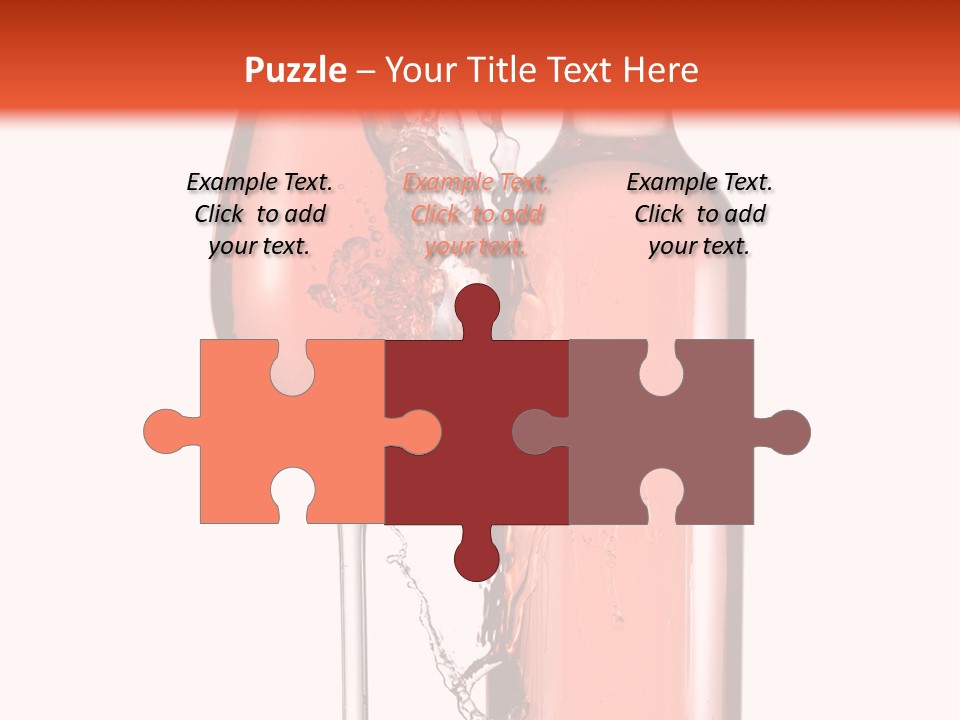 A Bottle Of Wine And A Glass Of Wine Powerpoint Template PowerPoint Template