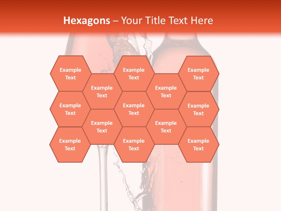 A Bottle Of Wine And A Glass Of Wine Powerpoint Template PowerPoint Template