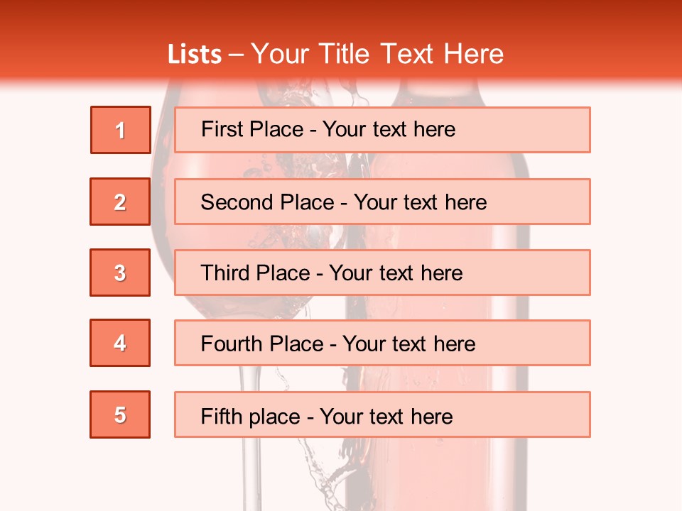 A Bottle Of Wine And A Glass Of Wine Powerpoint Template PowerPoint Template