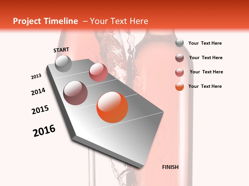 A Bottle Of Wine And A Glass Of Wine Powerpoint Template PowerPoint Template