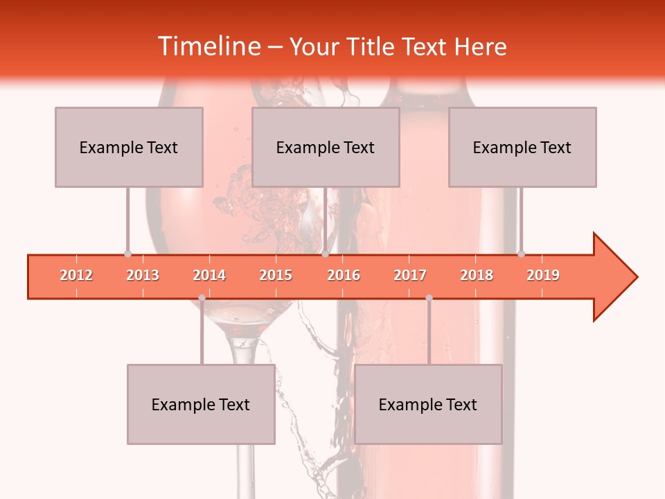A Bottle Of Wine And A Glass Of Wine Powerpoint Template PowerPoint Template