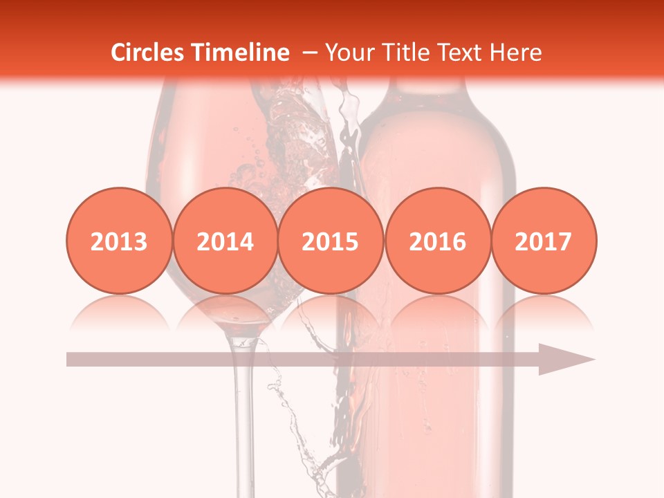 A Bottle Of Wine And A Glass Of Wine Powerpoint Template PowerPoint Template