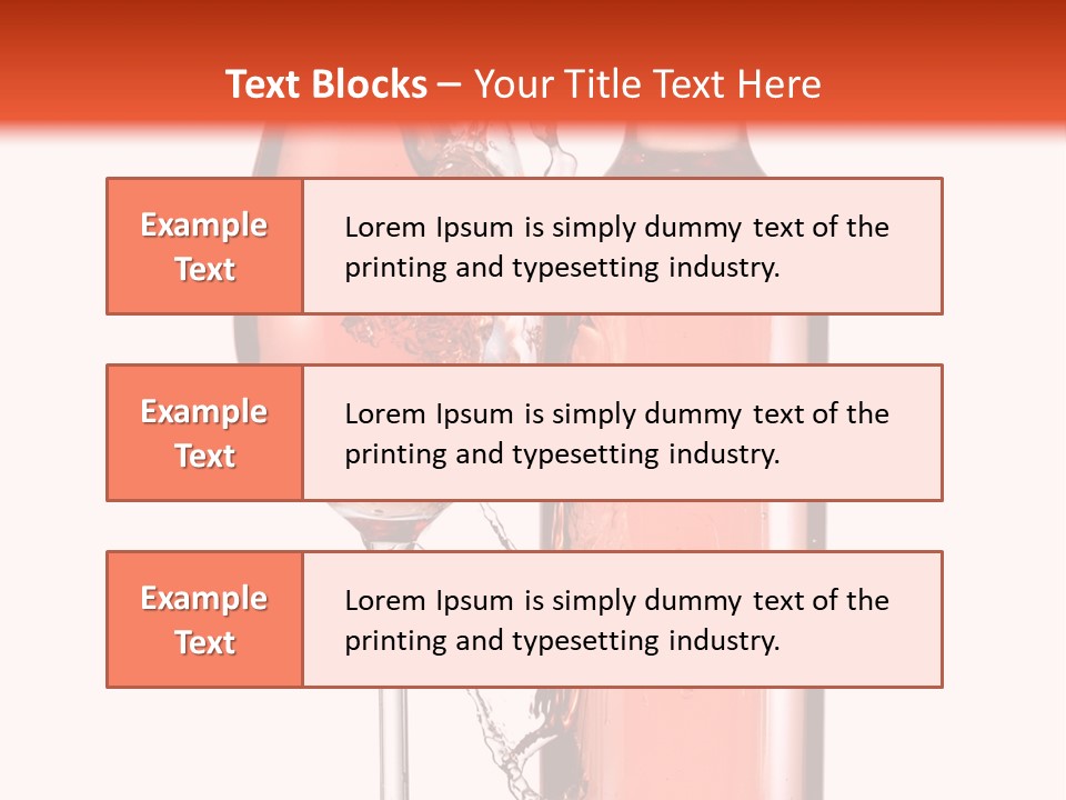 A Bottle Of Wine And A Glass Of Wine Powerpoint Template PowerPoint Template
