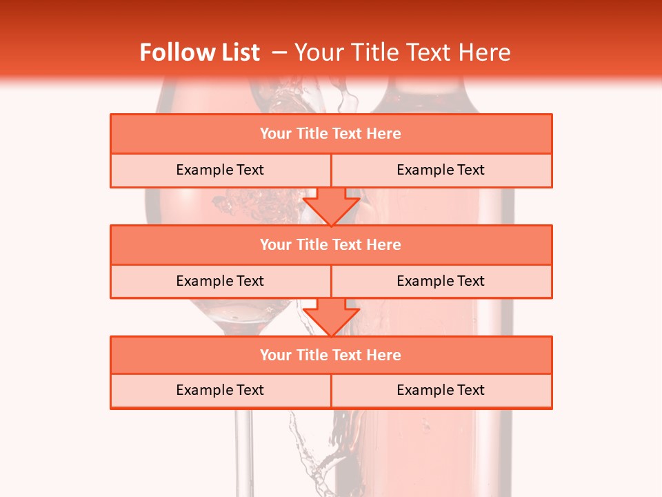 A Bottle Of Wine And A Glass Of Wine Powerpoint Template PowerPoint Template