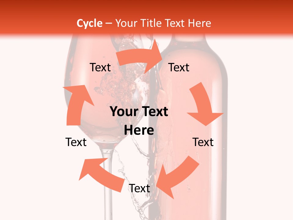 A Bottle Of Wine And A Glass Of Wine Powerpoint Template PowerPoint Template