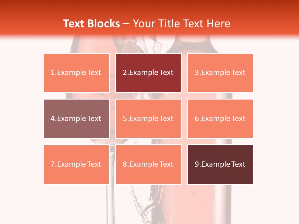 A Bottle Of Wine And A Glass Of Wine Powerpoint Template PowerPoint Template