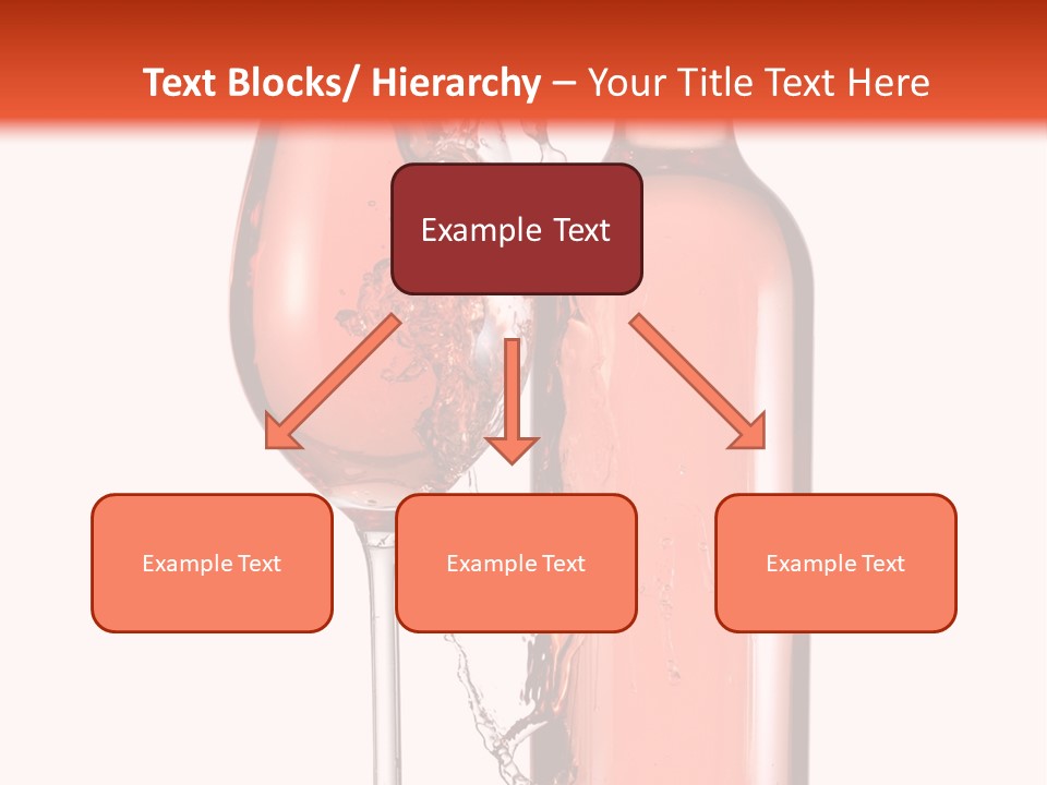 A Bottle Of Wine And A Glass Of Wine Powerpoint Template PowerPoint Template